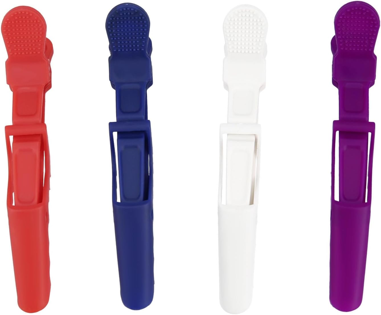 Xinyee 6Pcs Croc Hair Sectioning Grip Clips Hairdressing Cutting Clamps Plastic Salon Styling Hair Grip Clips image number 4