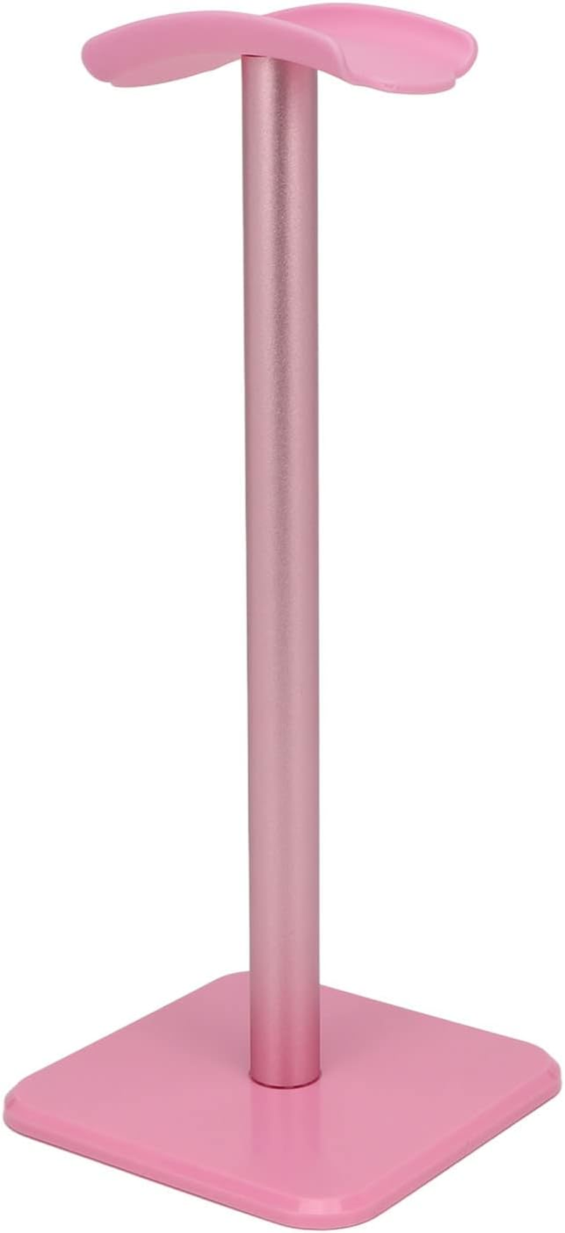 Headphone Stand, Universal Gaming Headset Holder with Aluminum Supporting Bar Non Slip Base Earphone Stand for All Headphone Sizes, for Home Gaming Office Earphone Accessories (Black)