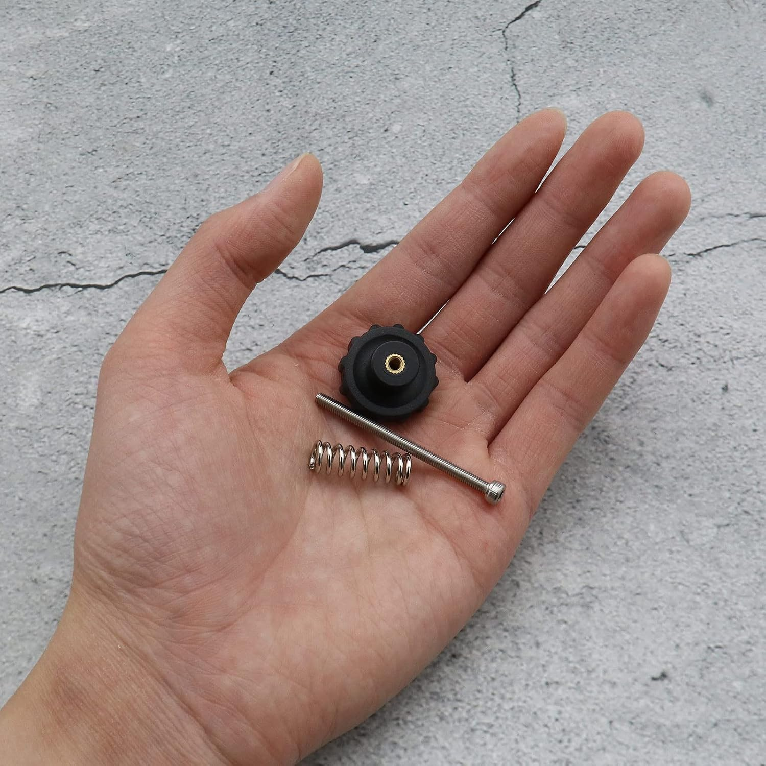 Emsea 4 Sets Hand Twist Leveling Nut & Hot Bed Spring & M3X47.5Mm Screw Leveling Adjustment Kit for Most 3D Printer Hot Bed/Platform image number 3