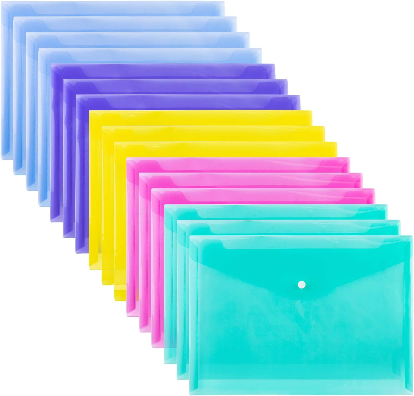 Amazon Basics Poly Envelope, Snap Button, Letter Size, 16 Packs image number 2