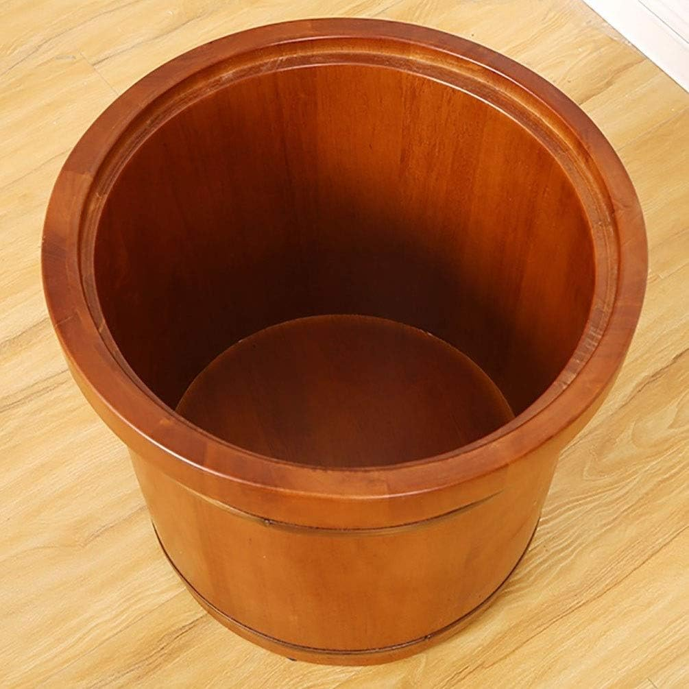 Wood Foot Bath Bucket Wood Bucket for Pedicure, Foot Soak Bucket, Foot Basin for Adults, Foot Bath Spa Tub, Foot Tub for Soaking Feet (Size : A) (A) Super Easy to Use Interesting image number 1