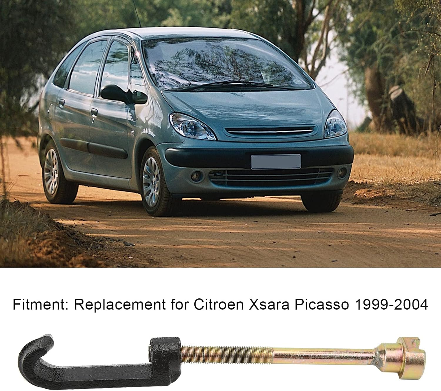 Car Spare Wheel Holder Hook Aluminium Alloy with 180 Mm Bolt 7615A4 761571 Replacement for Citroen Xsara Picasso 1999 2004 Screw Spare Wheel Replacement Tyre Holder 180 Mm image number 1