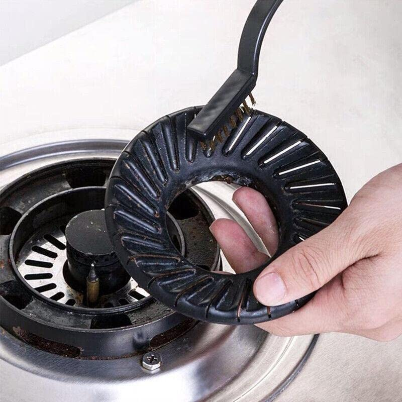 6 PCS Small Wire Durable Brush Set Steel Cleaning Brushes Brass Metal Tools, Ideal for Tight Spaces & Tough Stains, Essential Tools for Any Household image number 5