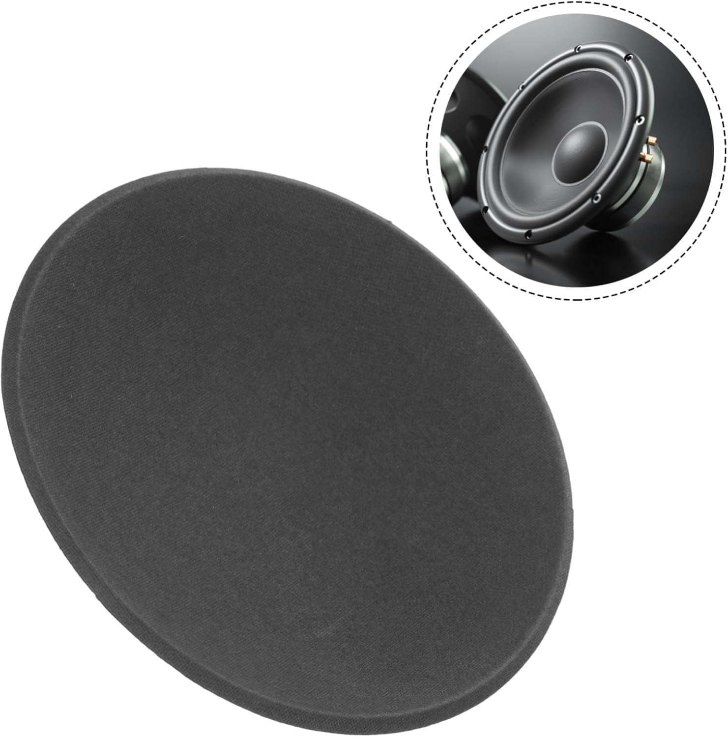 Parliky Subwoofer Speaker Cap Replacement Dome Cover Paper Material Fit Speakers Improve Audio Performance image number 3
