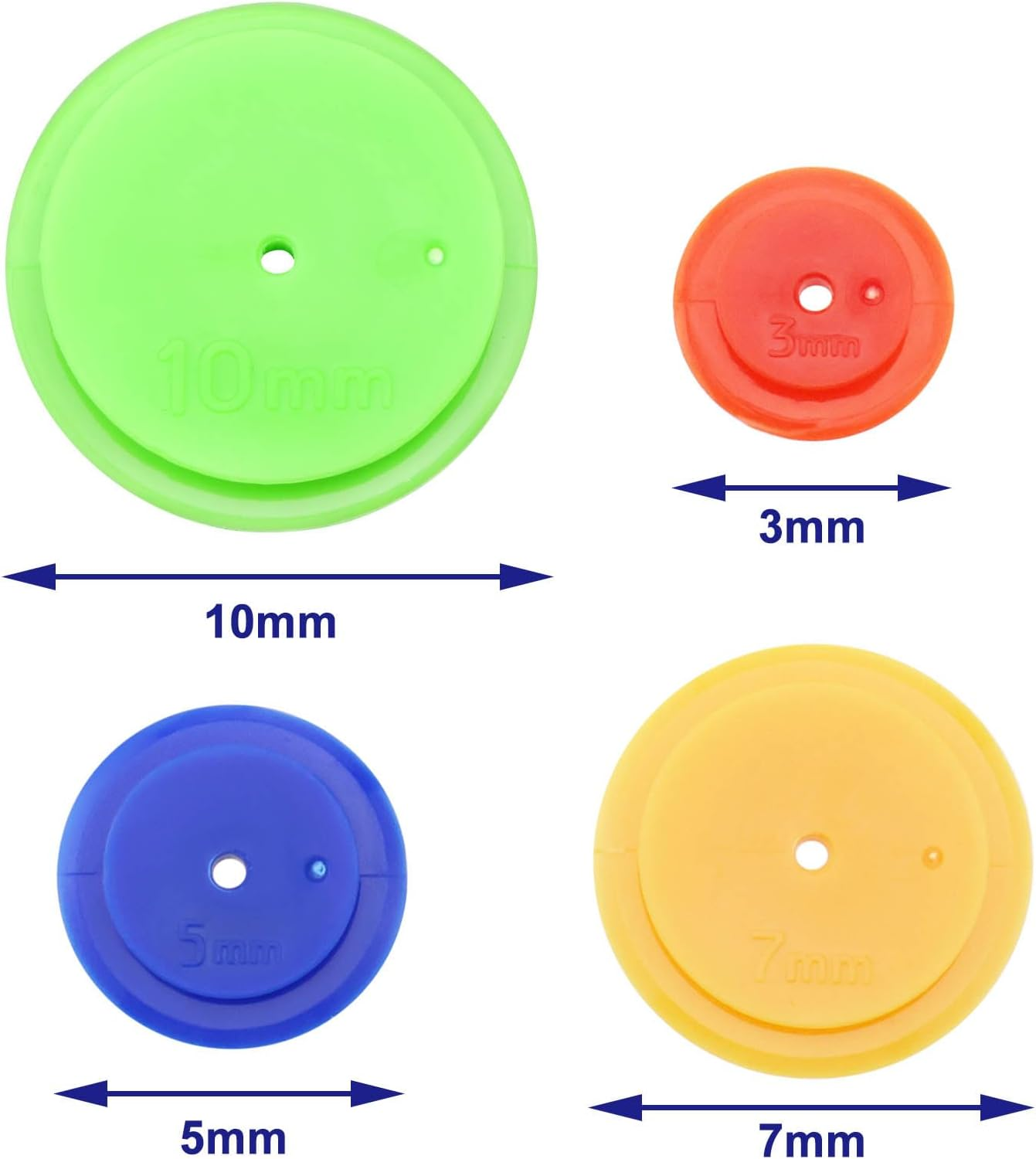 VGOL 8Pcs Seam Admission Marker Mix Size Sewing Wheel DIY Sewing Tracing Wheel for Sewing Machine Sewing Crafts DIY Embroidery (Random Color) image number 5