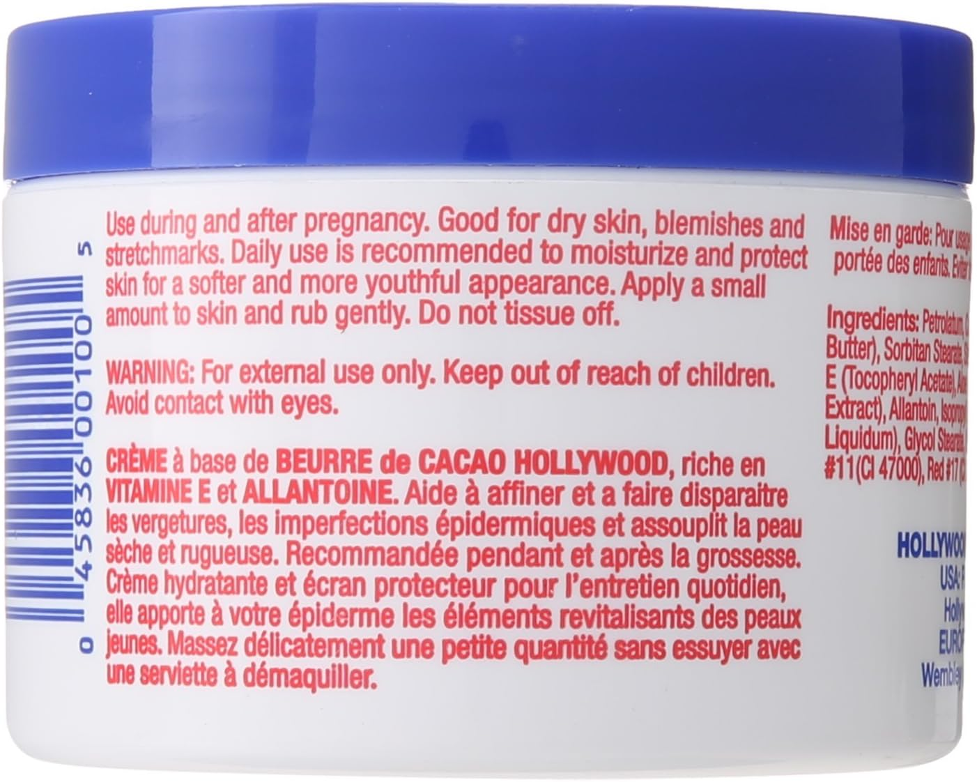 ((3 Pack)) - Hollywood Beauty Cocoa Butter with Vitamin- E 220Ml (3 Pack) image number 3