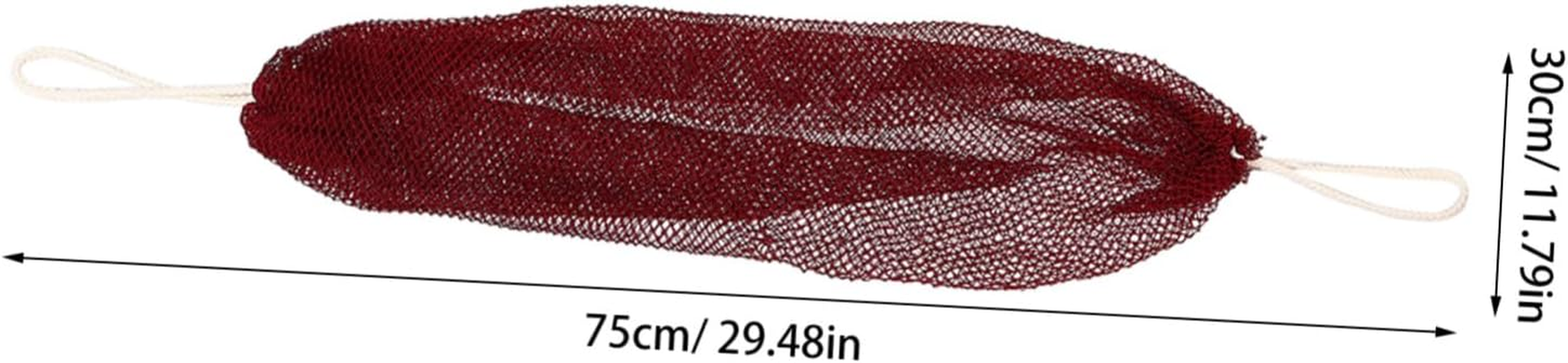 CALLARON 2Pcs Exfoliating Bath Sponge African Net Design Body Scrubber for Shower Back Loofah for Men Women and Yellow Material Exfoliating Net Sponge image number 2