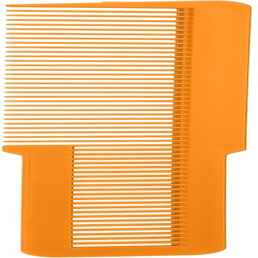 Detangler Comb, Professional Curly Hair Detangling Brush, Fine Wide Toothed Comb for All Hair Types for Women and Men(Orange)
