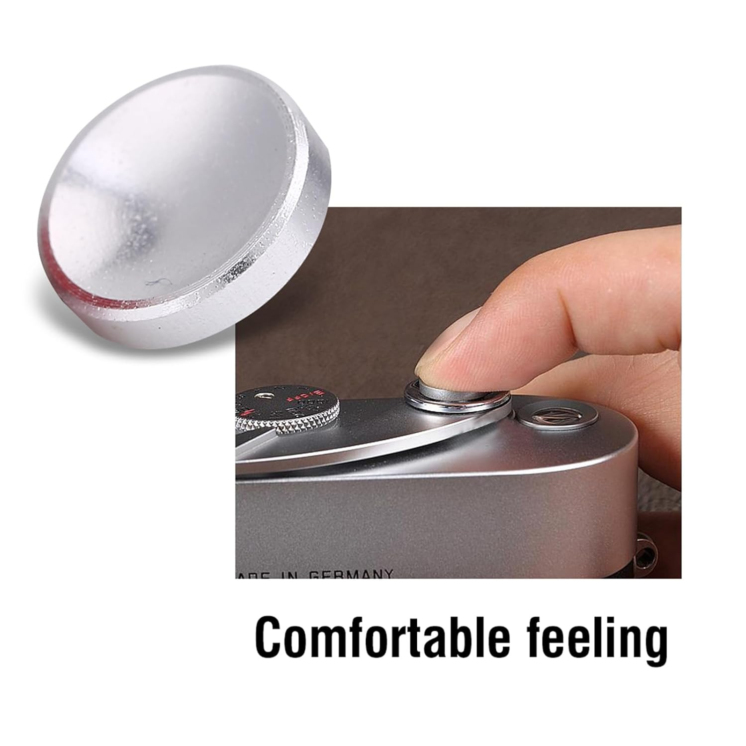 Fafeicy 3Pcs Aluminum Alloy Camera Shutter Buttons, Universal Concave Release Buttons for DSLR Mirrorless Cameras, Improved Grip & Control image number 3