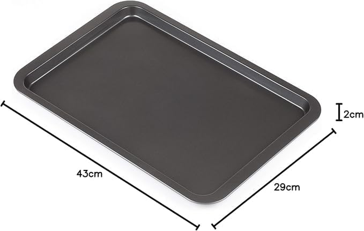 Essentials Large Oven Tray, Non Stick, Easy Clean, 43Cm X 29Cm X 2Cm, Brown image number 6