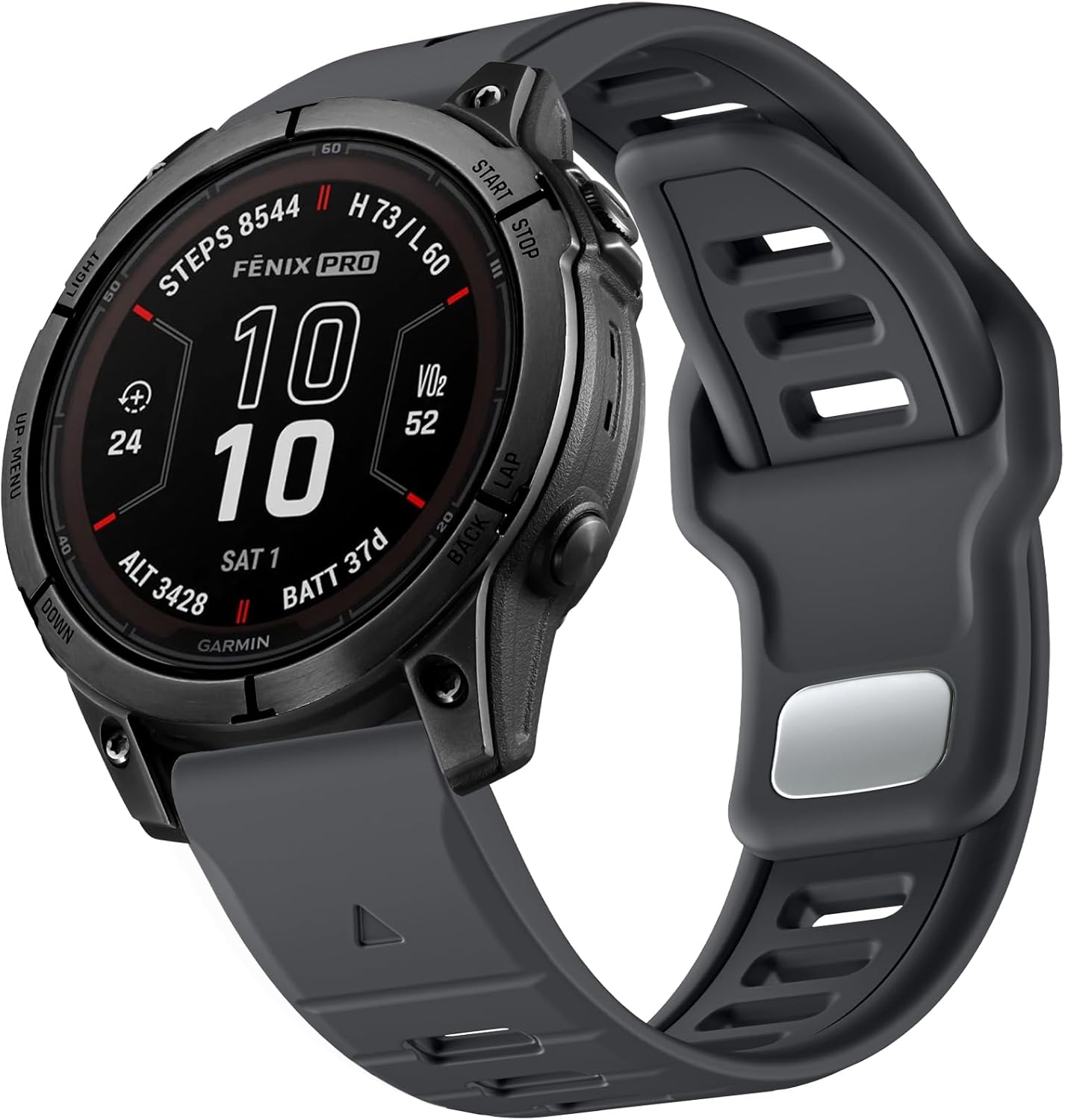 Negatta Quickfit 26Mm Band Replacement Compatible with Garmin Fenix 8 51Mm 7X 6X 5X Watch, Soft Silicone Sport Strap Also for Fenix 3 Hr/Instinct 2X Solar 3 50Mm /Enduro/Quatix/Tactix/Epix Pro 2