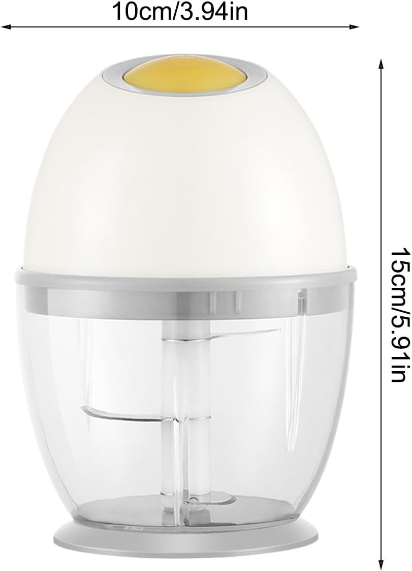 Electric Garlic Chopper,Electric Garlic Chopper,Usb Charging Garlic Grinder | Portable Vegetable Chopper Kitchen Gadget Cordless Garlic Chopper for Home Restaurant image number 4