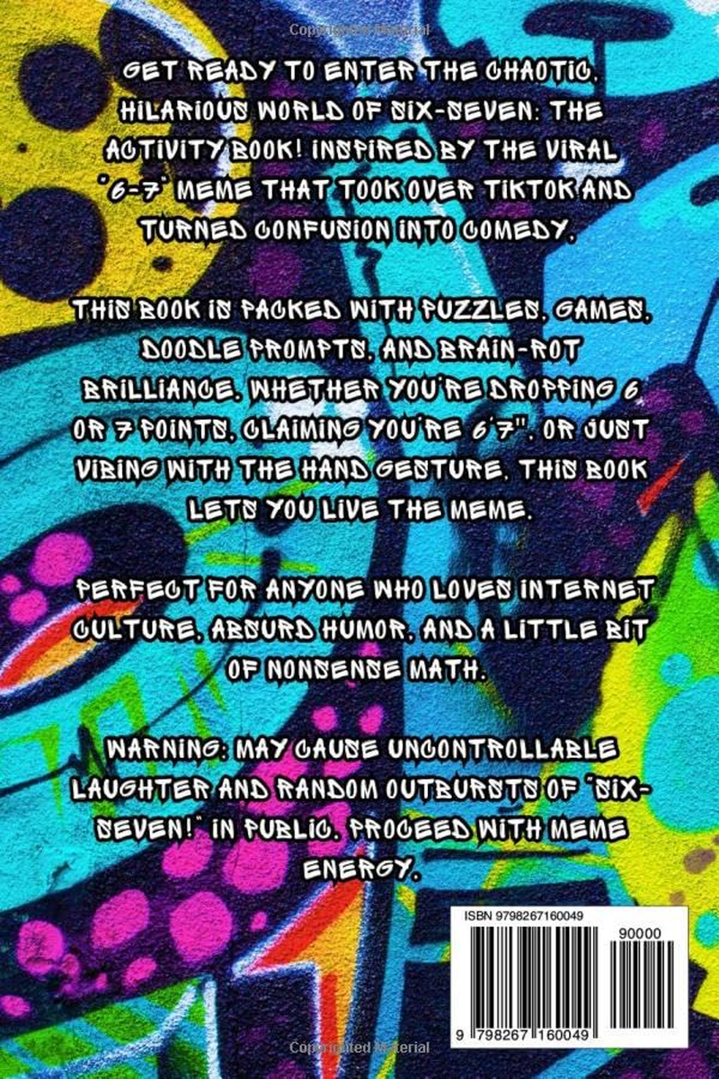 6...7... SIX SEVEN!: the Ultimate Six-Seven Activity Book: a Birthday, Easter, Christmas Stocking Stuffer Gift for Tweens & Teens image number 1
