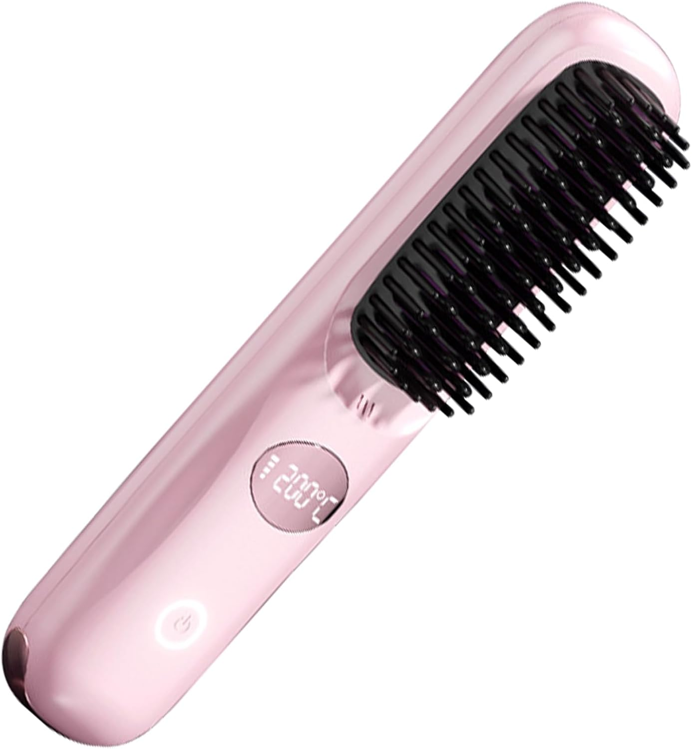 Hair Straightener Brush | Portable USB Charging Smoothing Straightener, Straightening for Women, Girls, Daytime, Traveling