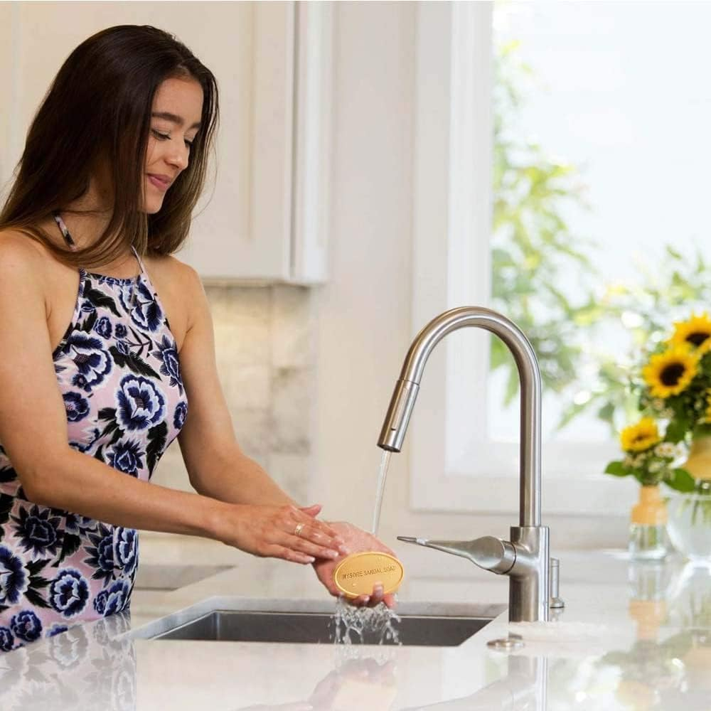 Mysore Sandal Soaps Pack of 10 (75 Gr. Bars) image number 3