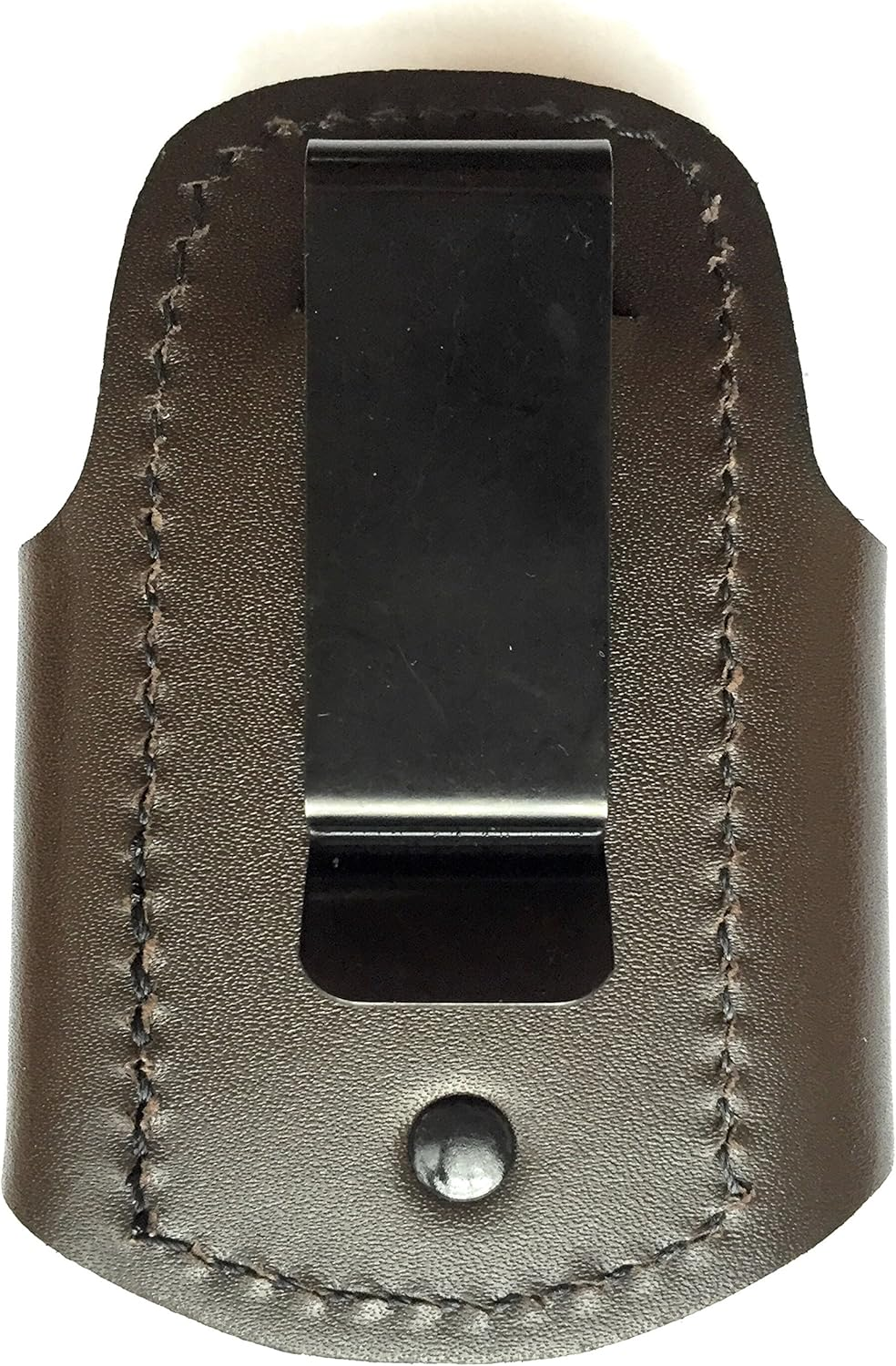 The BATCLIP (Brown) - Premium Leather Handmade Clip-On Stethoscope Hip Holder; No More Neck Carrying, Loss, or Misplacement. Proudly Carry Your High-End Stethoscope with Taste and Style. image number 3