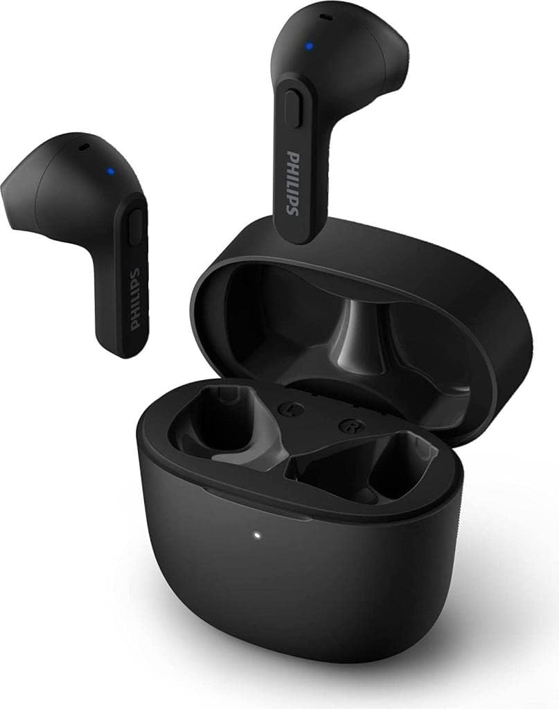 Philips In-Ear IPX4 True Wireless Earbud with 6+12 Hours Play Time, Black - Green image number 7