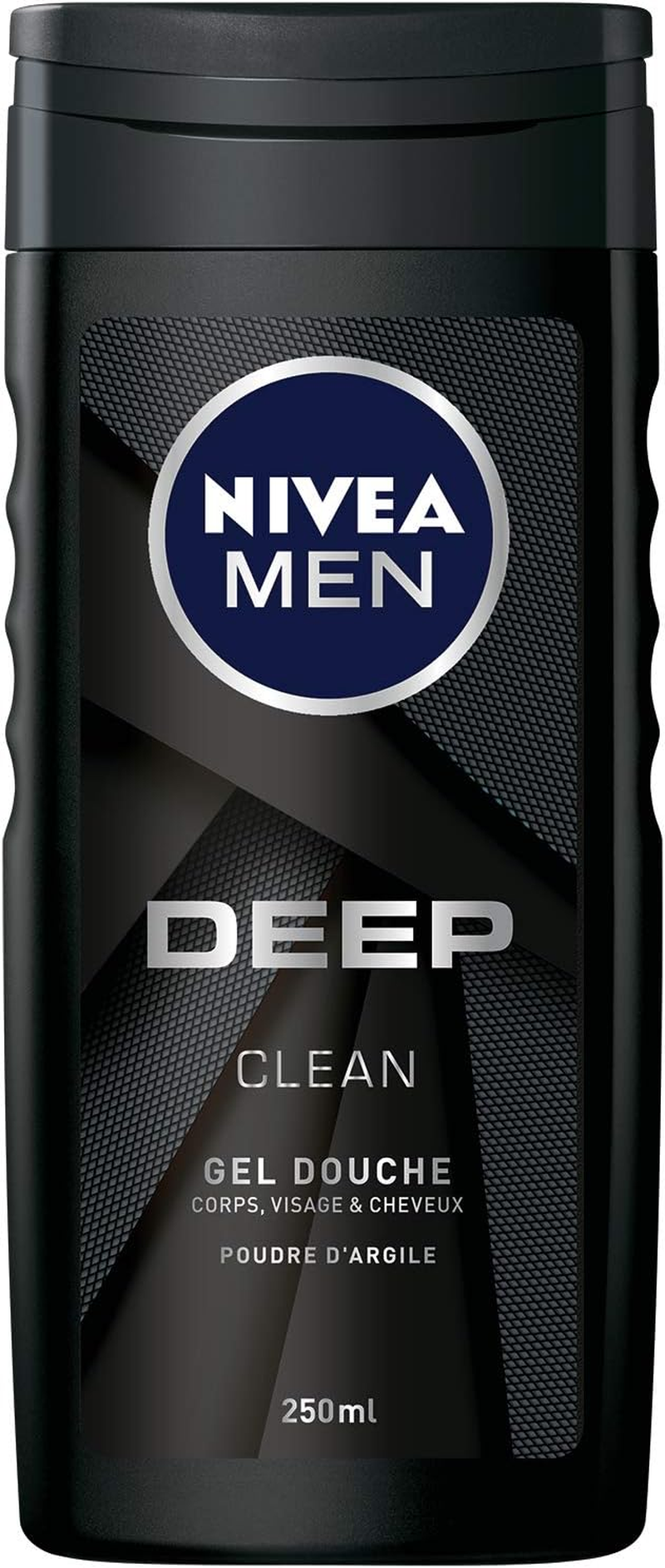 Nivea Men Deep Shower Gel 250 Ml - Pack of 4