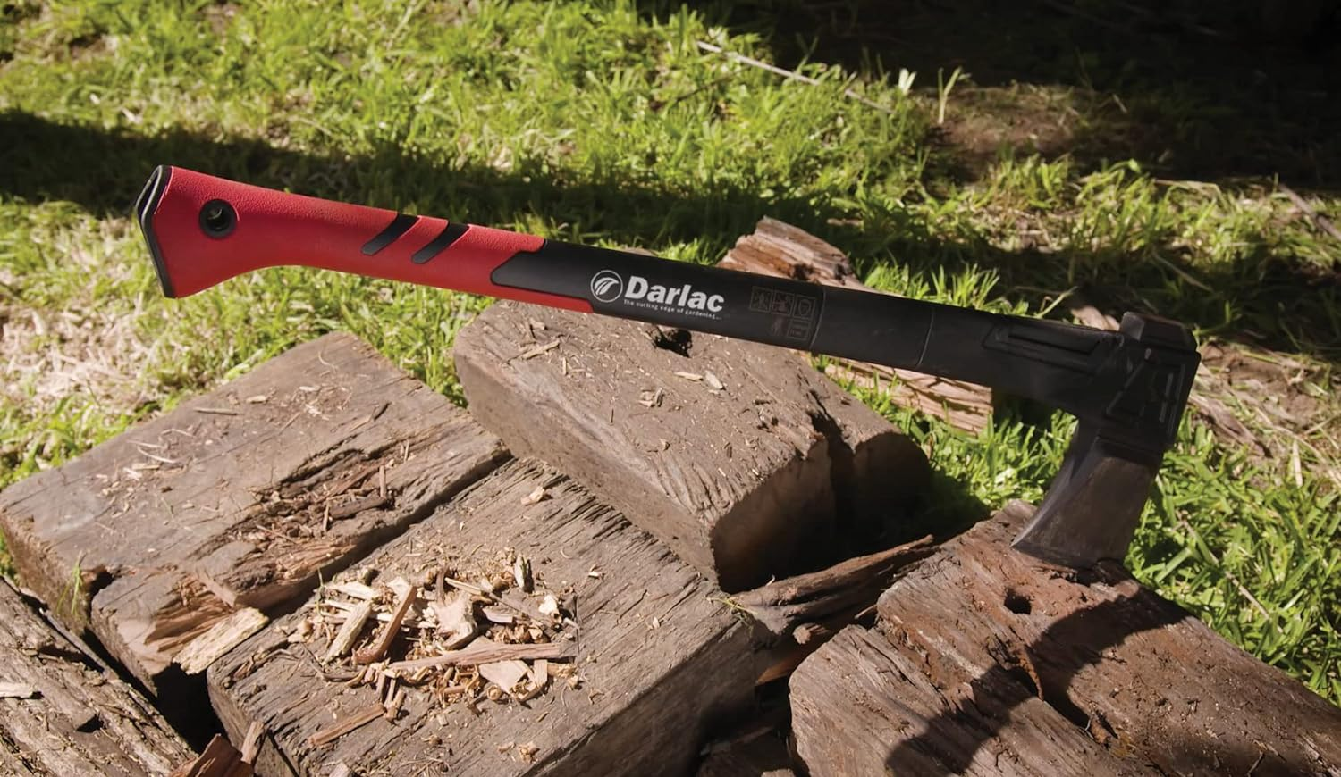 Darlac Wood Splitting Axe &ndash; Garden Axe with a Wedge-Style Head Perfect for Splitting Firewood &ndash; Heat Treated, Durable Fibreglass Axe image number 2