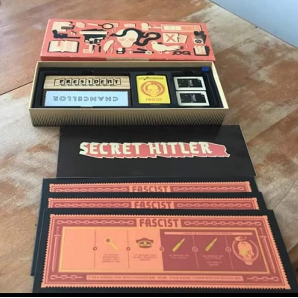 Family Card Board Game for Secret Hitler Card Game, against Humanity Board Game Fun for Family and Friends image number 3