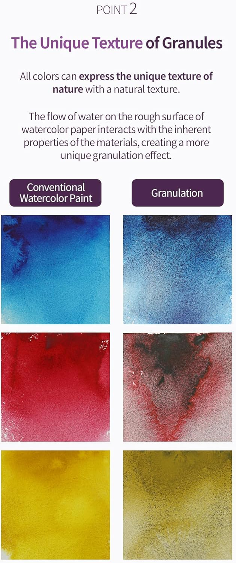 Mijello Mission Tourmaline Two-Tone Granulation Watercolors 15Ml X 34 Colors image number 5