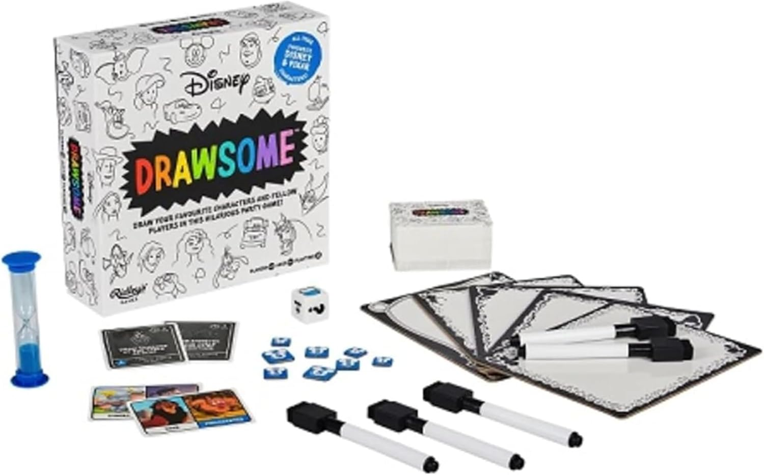 Ridley'S Disney Drawsome: Draw Game - 3 to 10 Players, Ages 6+ image number 5