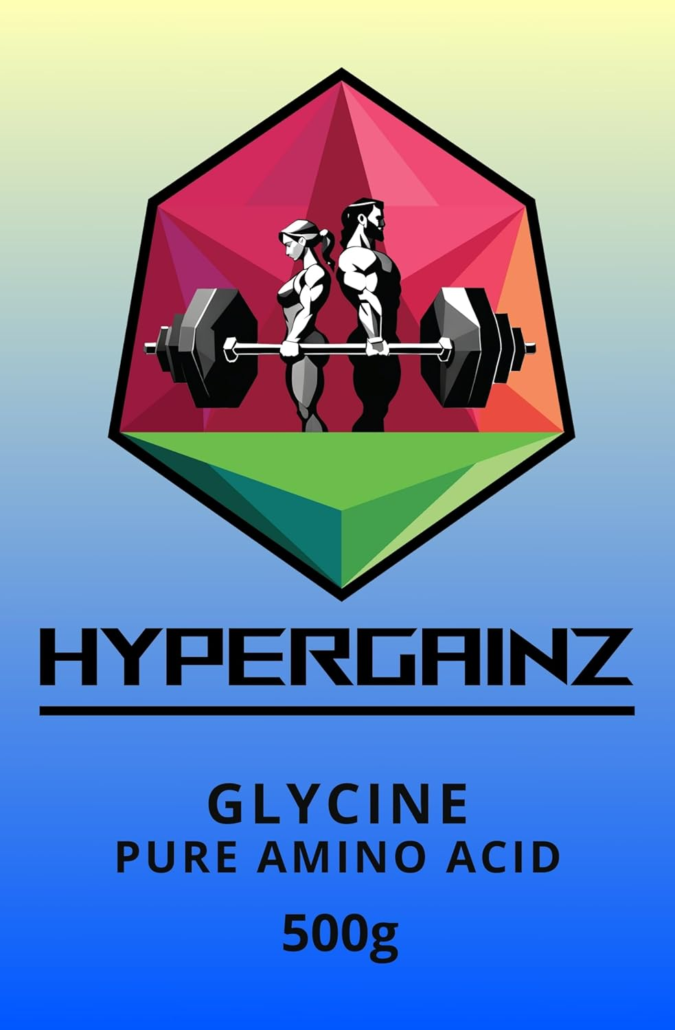 Hypergainz Glycine Powder Pure Amino Acid Powder Sports Supplement L-Glycine 500G image number 2