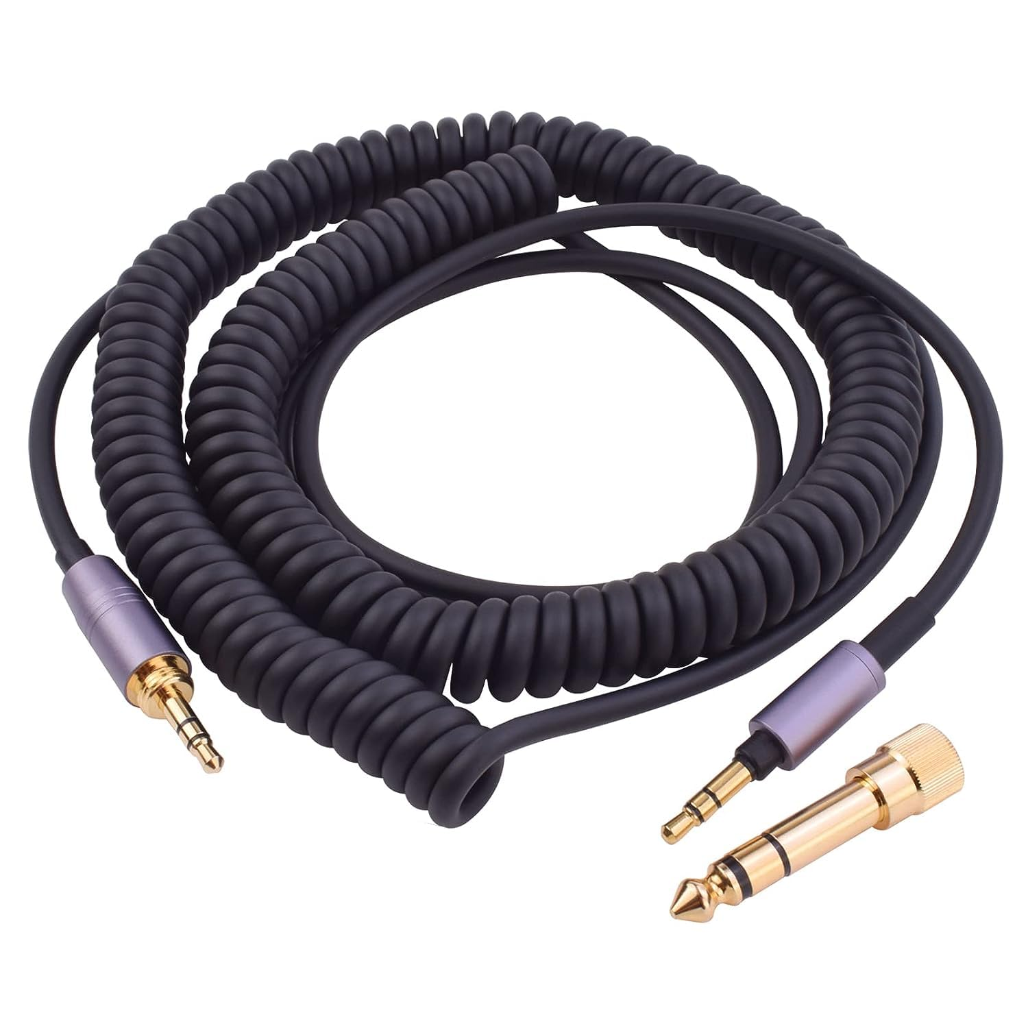 Saipomor WH-1000XM5 Cable Replacement Audio Coiled Cord Compatible with Sony WH-1000XM4 WH-1000XM3 WH-1000XM2 WH-XB910N WH-XB900N WH-XB700 WH-H910N WH-H900N WH-H810 WH-H800 WH-CH710N image number 5