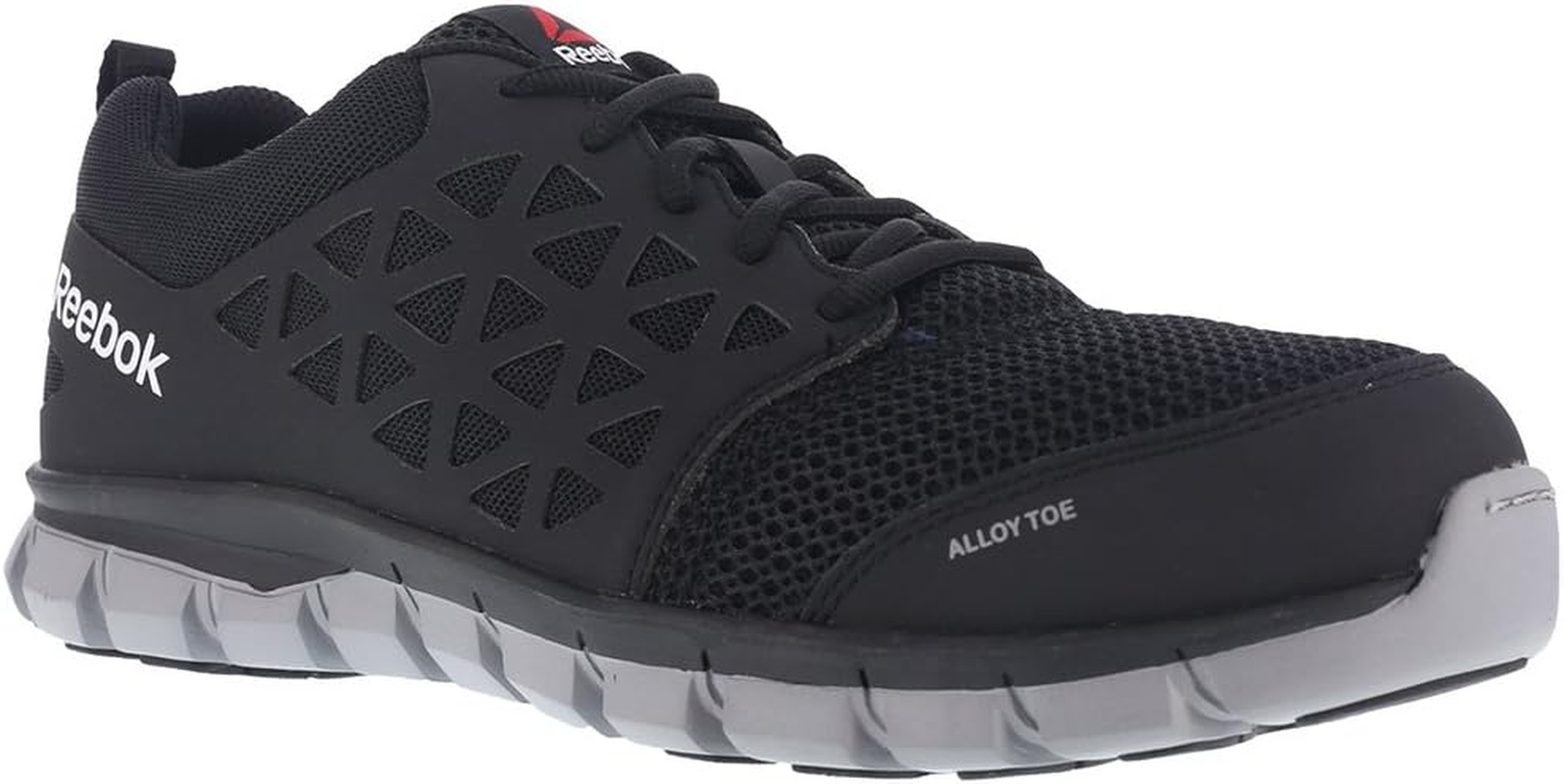 Reebok Men'S Sublite Cushion Safety Toe Athletic Work Shoe Industrial & Construction, Black, 13 image number 3