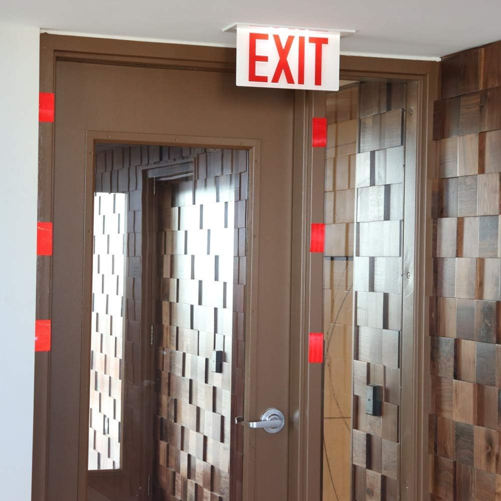 3 Rolls Reflective Tape Security Marking Tape Safety Tape Self-Adhesive Sticker High Visibility No Residue Reflector Tape Waterproof for Trucks Bikes Baby Strollers Helmets image number 5