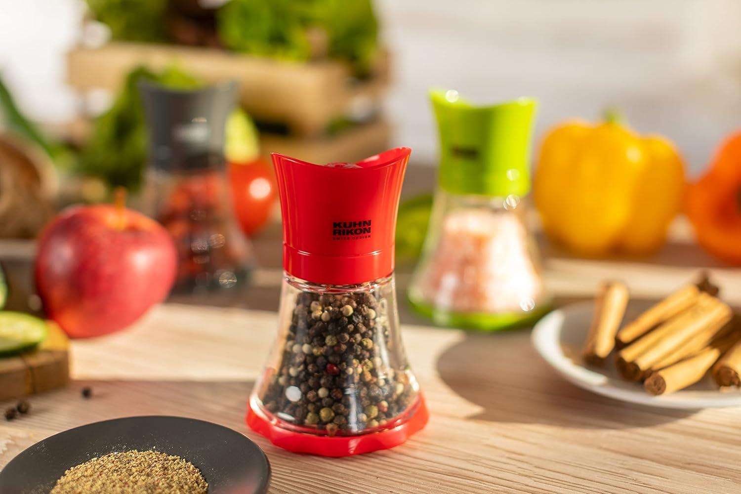 KUHN RIKON Mini Vase Grinder, Grey, Plastic,12 X 12 X 8 Cm - Gray image number 4