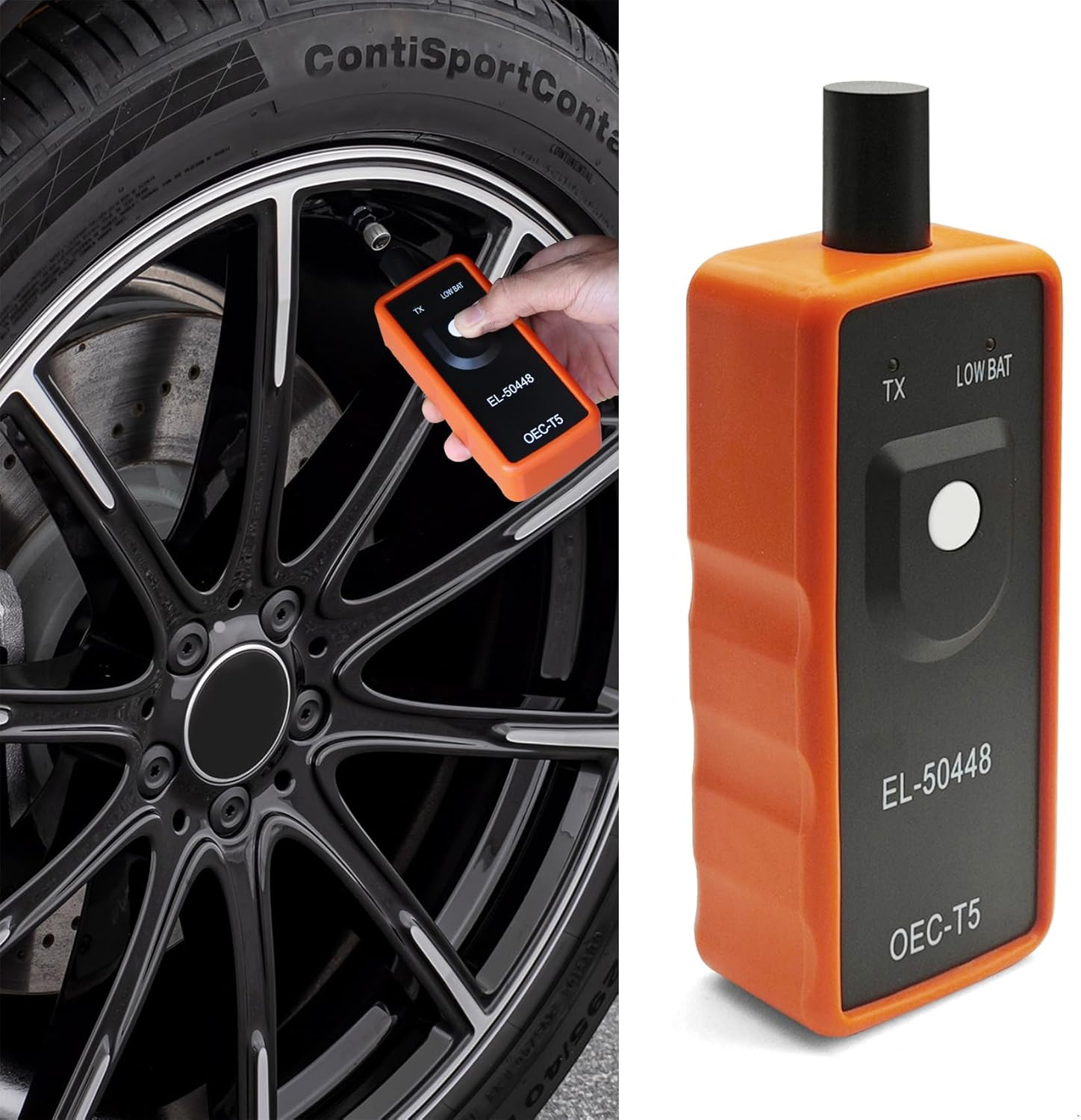 HQRNYP TPMS Relearn Tool for GM, Tire Sensor TPMS Reset Tool, Tire Pressure Monitor Sensor Activation Reset Tool EL-50448 OEC T5, Compatible with Buick Chevy Cadillac image number 4