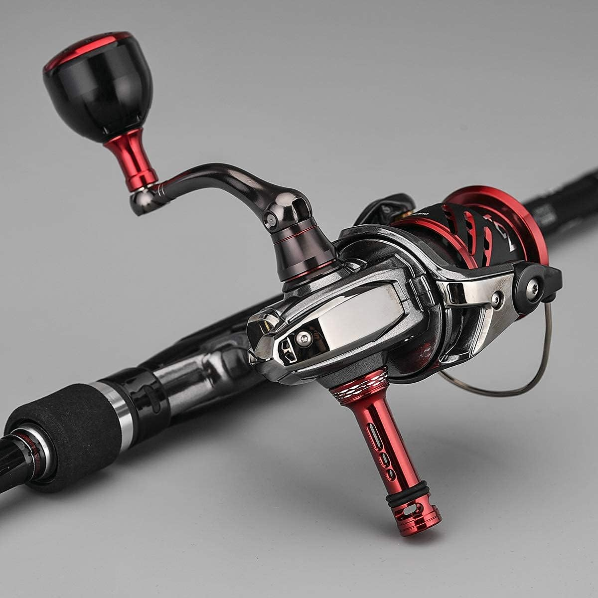 GOMEXUS R4 Aluminum Reel Stand Compatiable for Shimano Biomaster Stradic Stella Vanford Daiwa Certate Exist, 48Mm image number 4