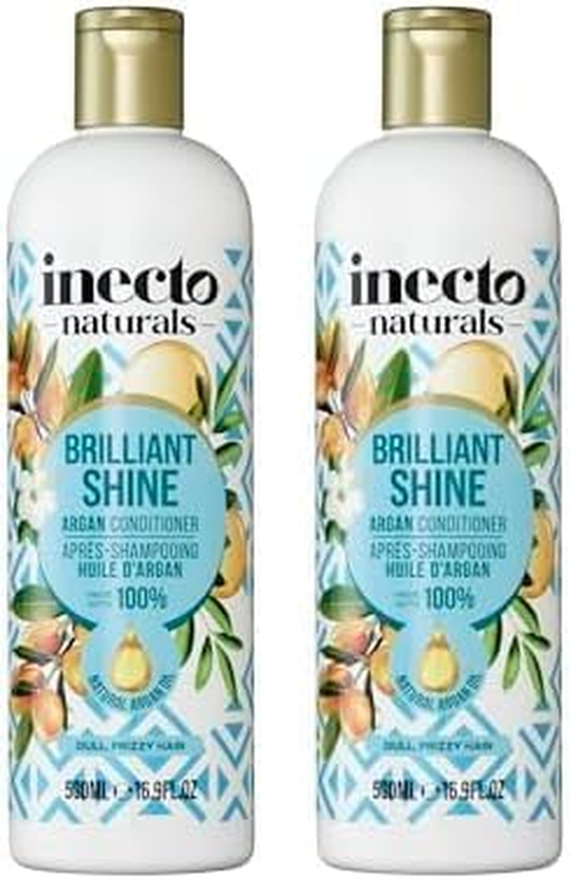 Inecto Naturals Brillant Shine Argan Conditioner, 500 Ml (Pack of 2)