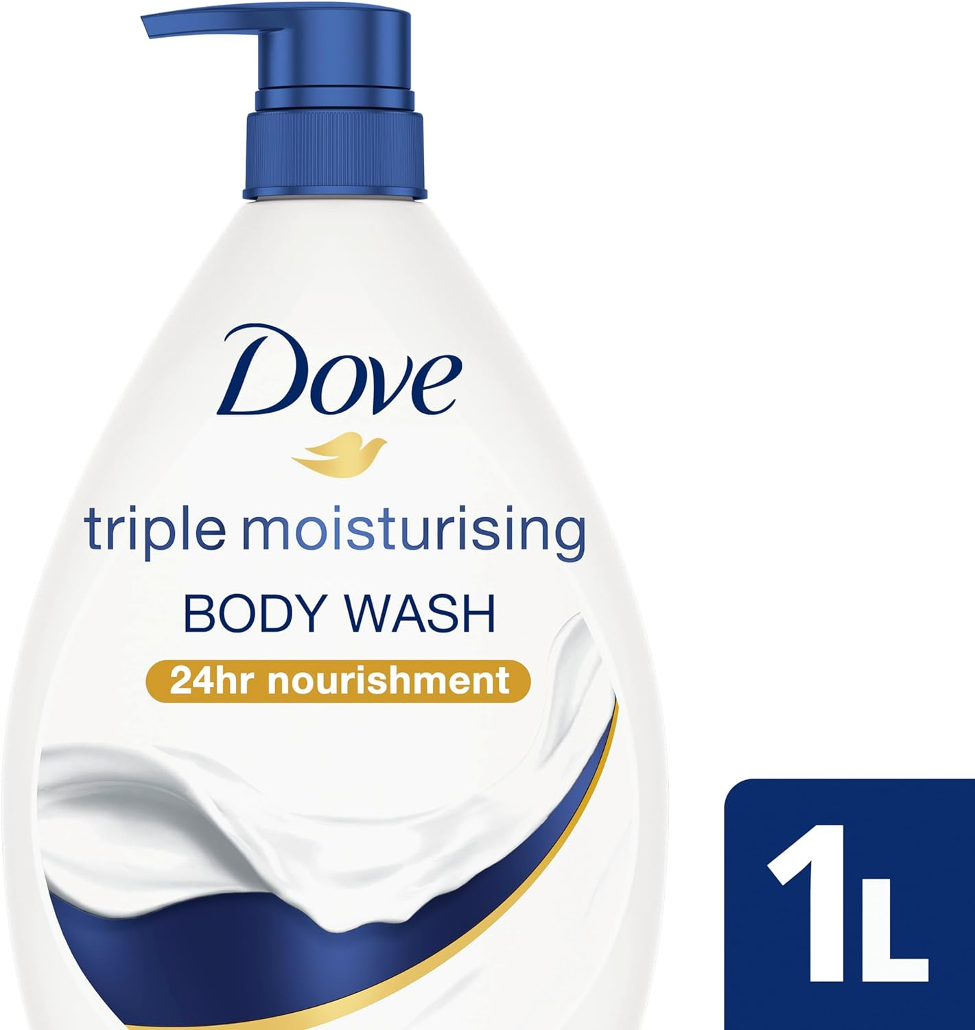 Dove Triple Moisturising Body Wash 1 L (Pack of 2) image number 5