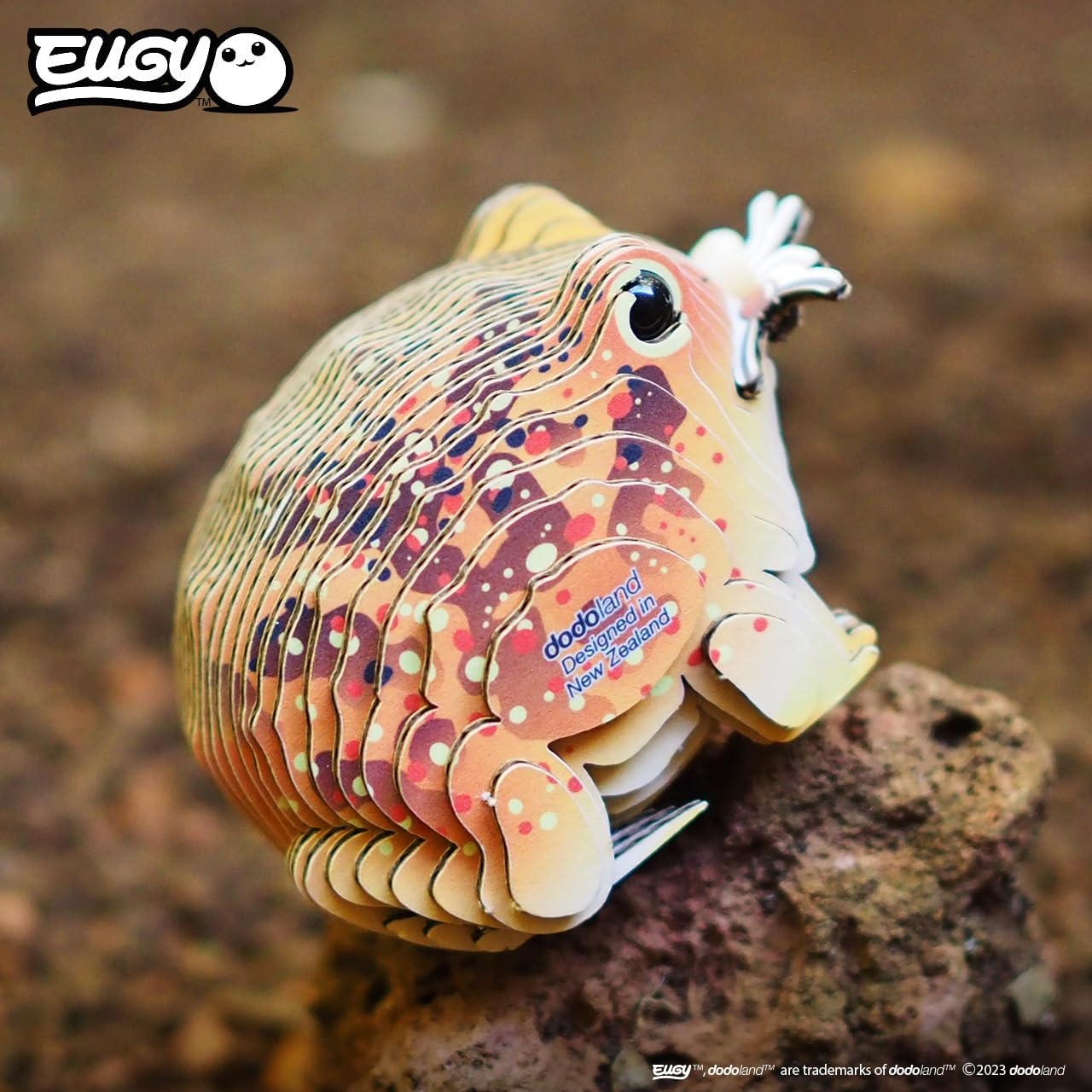 EUGY 117 Desert Spadefoot Toad Eco-Friendly 3D Paper Puzzle [New Seal] image number 6