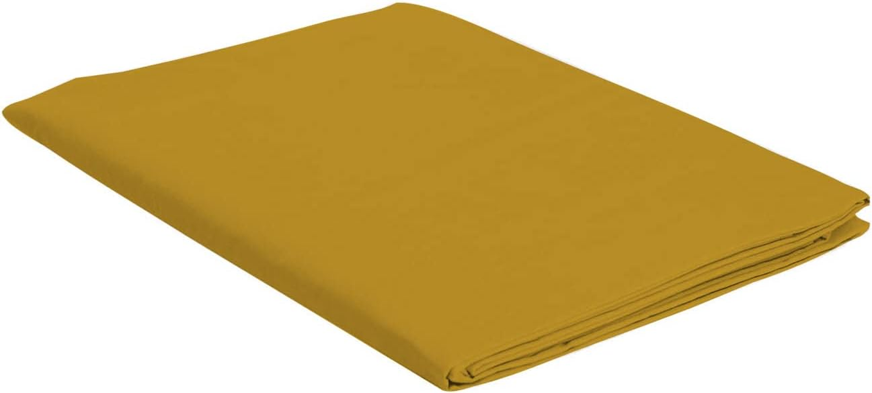 Italian Bed Linen Max Colour Plain Mustard 170 X 300 Cm