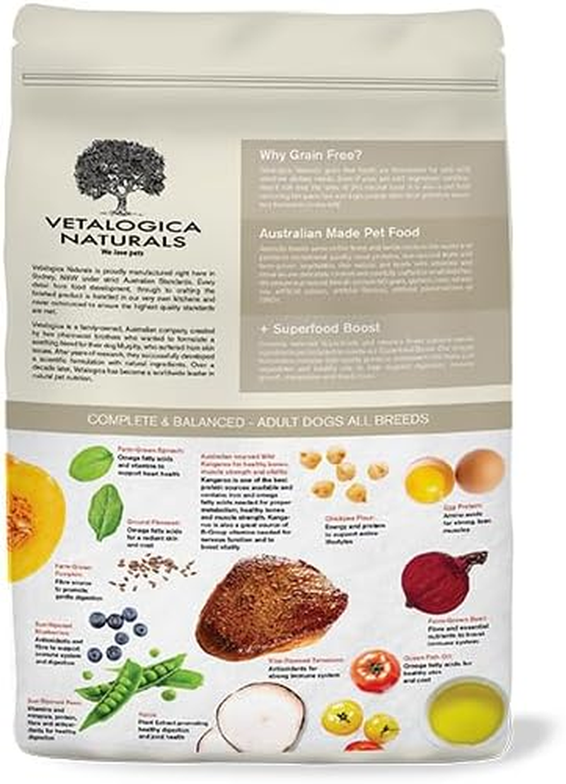 Vetalogica Naturals Premium Quality Grain Free Kangaroo Adult Dry Dog Food 13 Kg image number 2