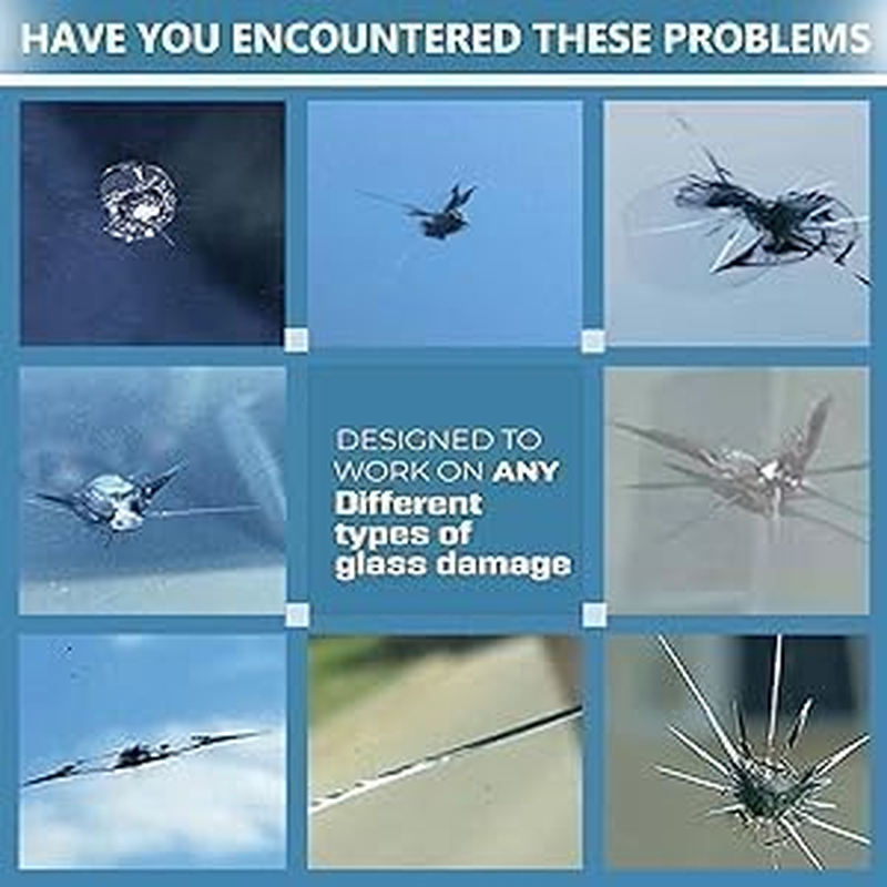 Car Glass Repair Kit, Cracks Gone Glass Repair Kit, Windshield Repair Kit for Chips and Cracks, Automotive Glass Nano Fluid Windshield Crack Repair Kit for Chips, Cracks image number 2