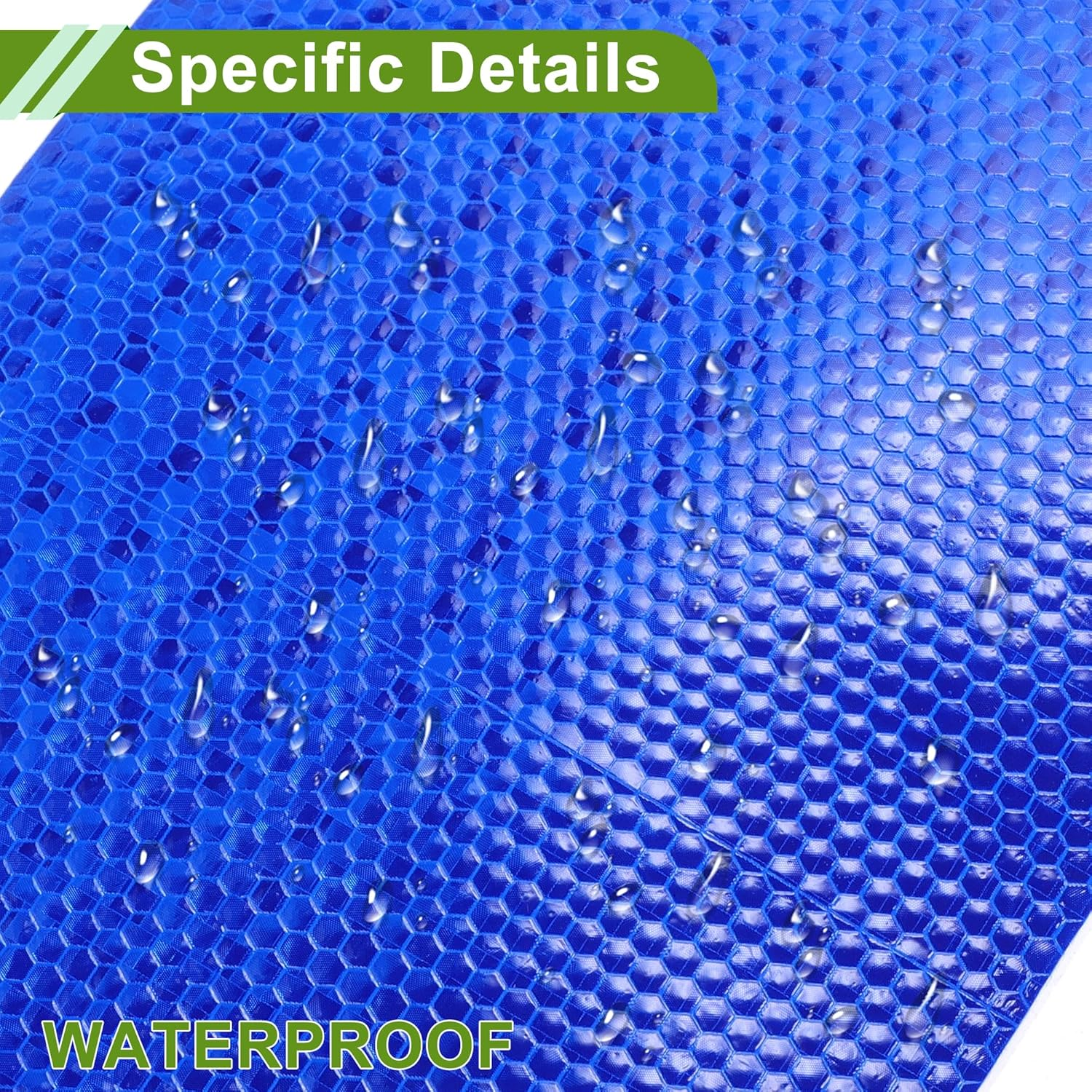 X AUTOHAUX Universal 164.04Ft X 5.91In Air-Release Adhesive Pinstripe Tape Reflective Automotive Pinstriping Tape PVC Blue image number 5