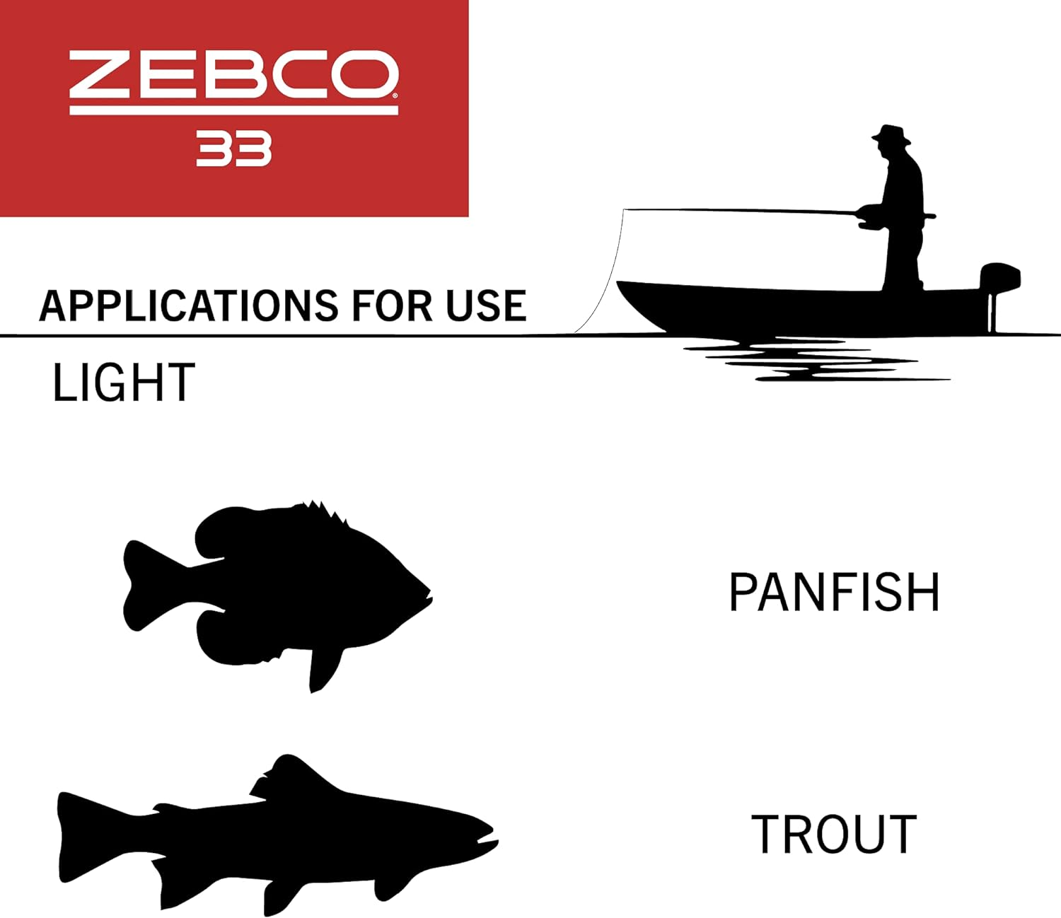 Zebco 33 Spincast Fishing Reel, Changeable Right or Left-Hand Retrieve, Built-In Bite Alert, All-Metal Gears, Pre-Spooled with Zebco Cajun Line image number 1