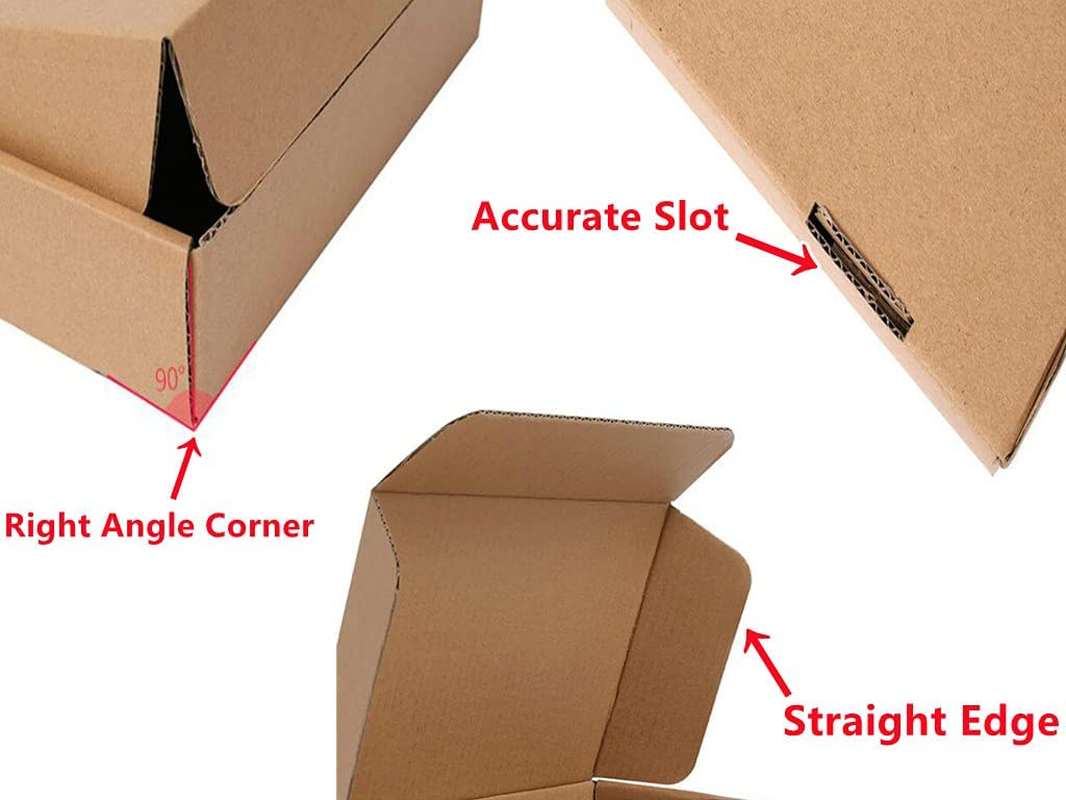 Corrugated Cardboard Shipping Boxes, 250X200X70Mm Small Parcel Boxes, Mailing Boxes for Business, Posting, Small Packet Shipping, Storing or Gift(Pack of 10) image number 6