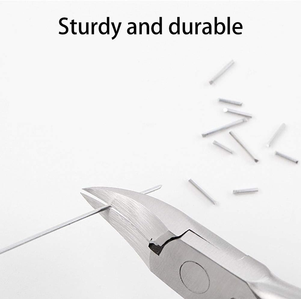 Nail Trimmer, Multifunction Non-Slip Dead Skin Remover,Nail Clipper, Nail Cuticle Pliers Dead Skin Removal for Fingernails and Toenails(4#17Mm Knife Edge) image number 6