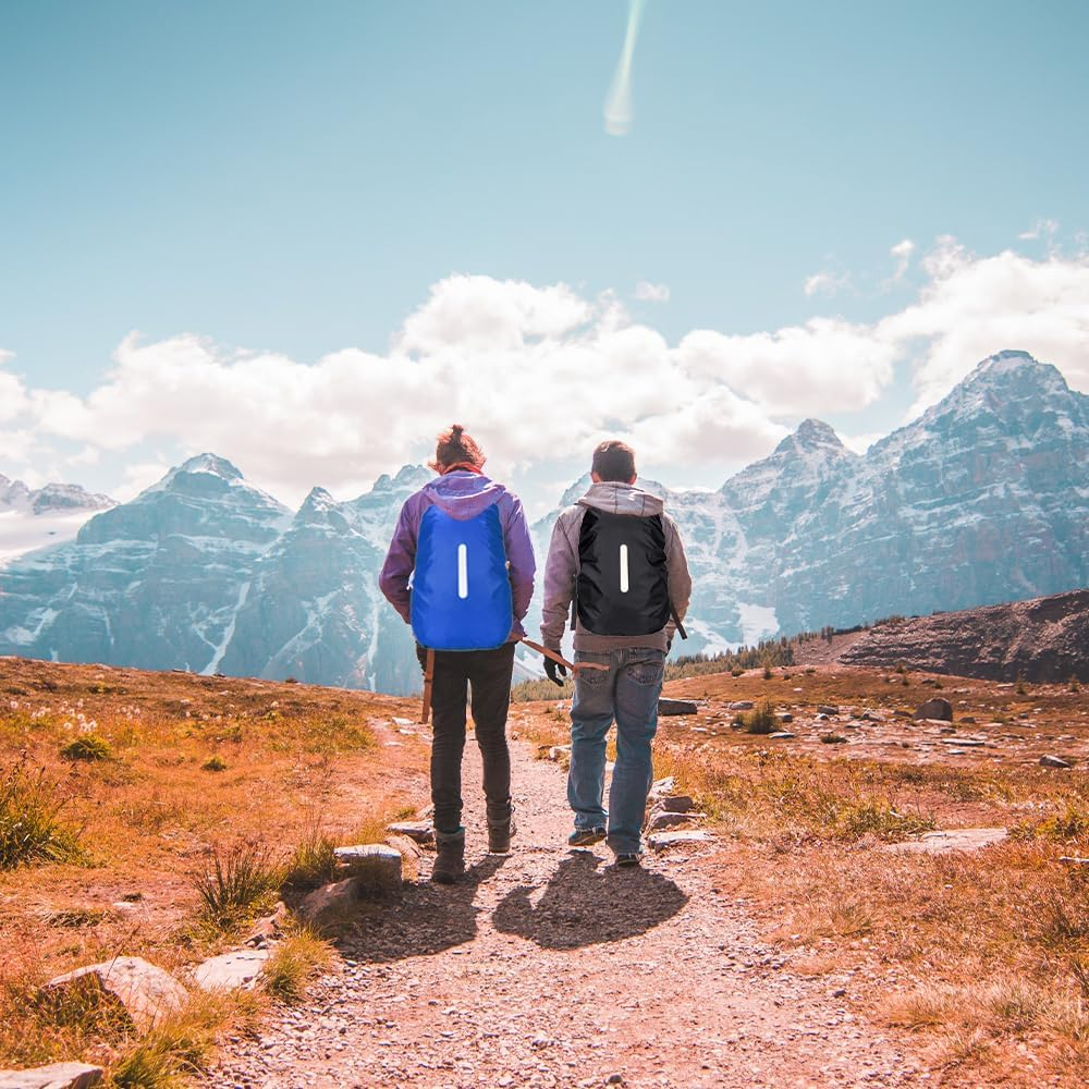 LICQIC Waterproof Rain Cover for Backpack, Reflective Rucksack Rain Cover for Outdoor, Hiking, Camping, Traveling, Cycling image number 3