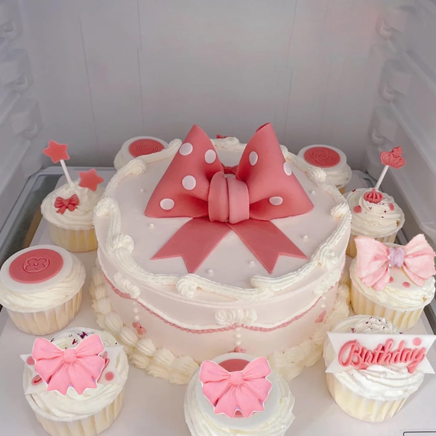 Bowknot Silicone Molds for Cake Decorating Candy Chocolate Silicone Chocolate Moulds Gum Paste Polymer Clay Set of 1 image number 4