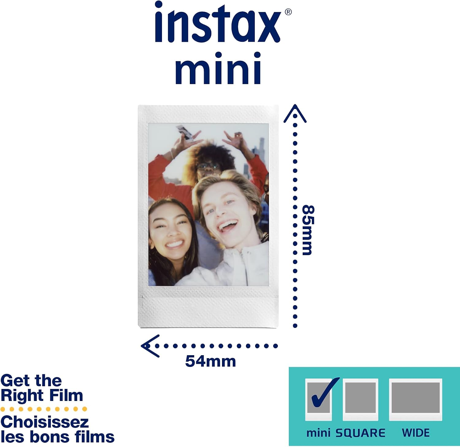 Fujifilm INSTAX Mini Instant Film Twin Pack (White) image number 3
