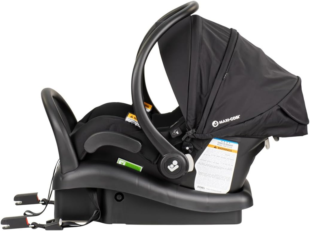 Maxi COSI Mico plus Baby Capsule ISO- Onyx, Air Protect Infant Car Seat with Superior Side Impact Protection, Extendible UPF 50+ Sun Canopy, Water Resistant Hood, and Travel System Compatibility image number 2