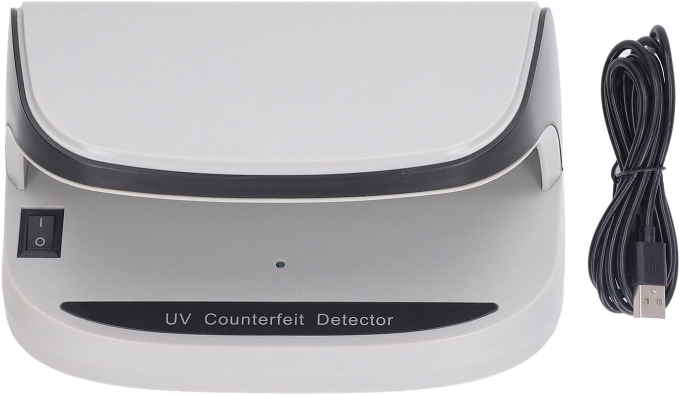 UV Counterfeit Bill Detector,Uv Counterfeit Bill Money Detector, Automatic on off Currency Detector for Check Passport Credit Card, 365Nm Ultraviolet Light image number 2