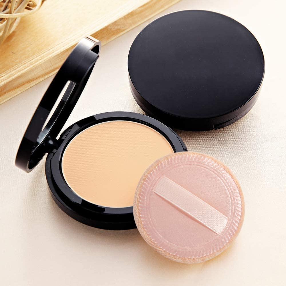 5 Pieces Beauty Sponge and 5 Pieces Powder Puff, Findtop Makeup Beauty Sponges Blender, Replacement for Powder Foundation Container, 2.4 Inch image number 3