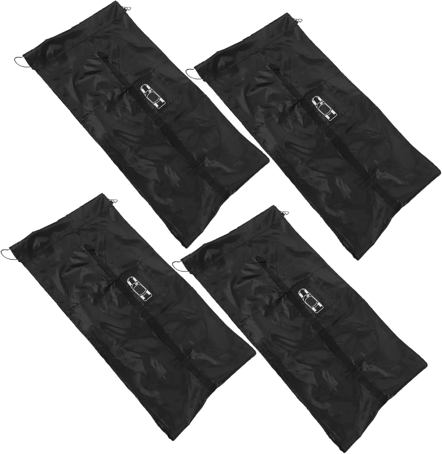 BELLIFFY 4Pcs Car Tire Covers Polyester Wheel Covers for Women Sunlight Protection Fit for Rvs and Trailers